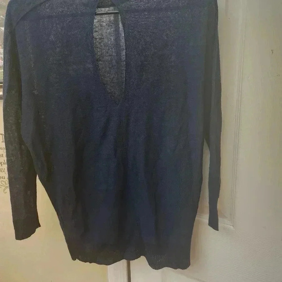 INHABIT CREW NECK SWEATER 100% LINEN - Picture 2 of 4